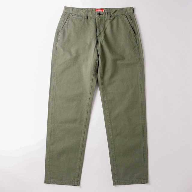 【新品】GROWN IN THE SUN LOOSE CHINO PANTS MINTENS限定品 made in JAPAN W36／グローインザサン ルーズ チノパン ミリタリー オリーブカーキ 日本製 SUNSHINE＋CLOUD