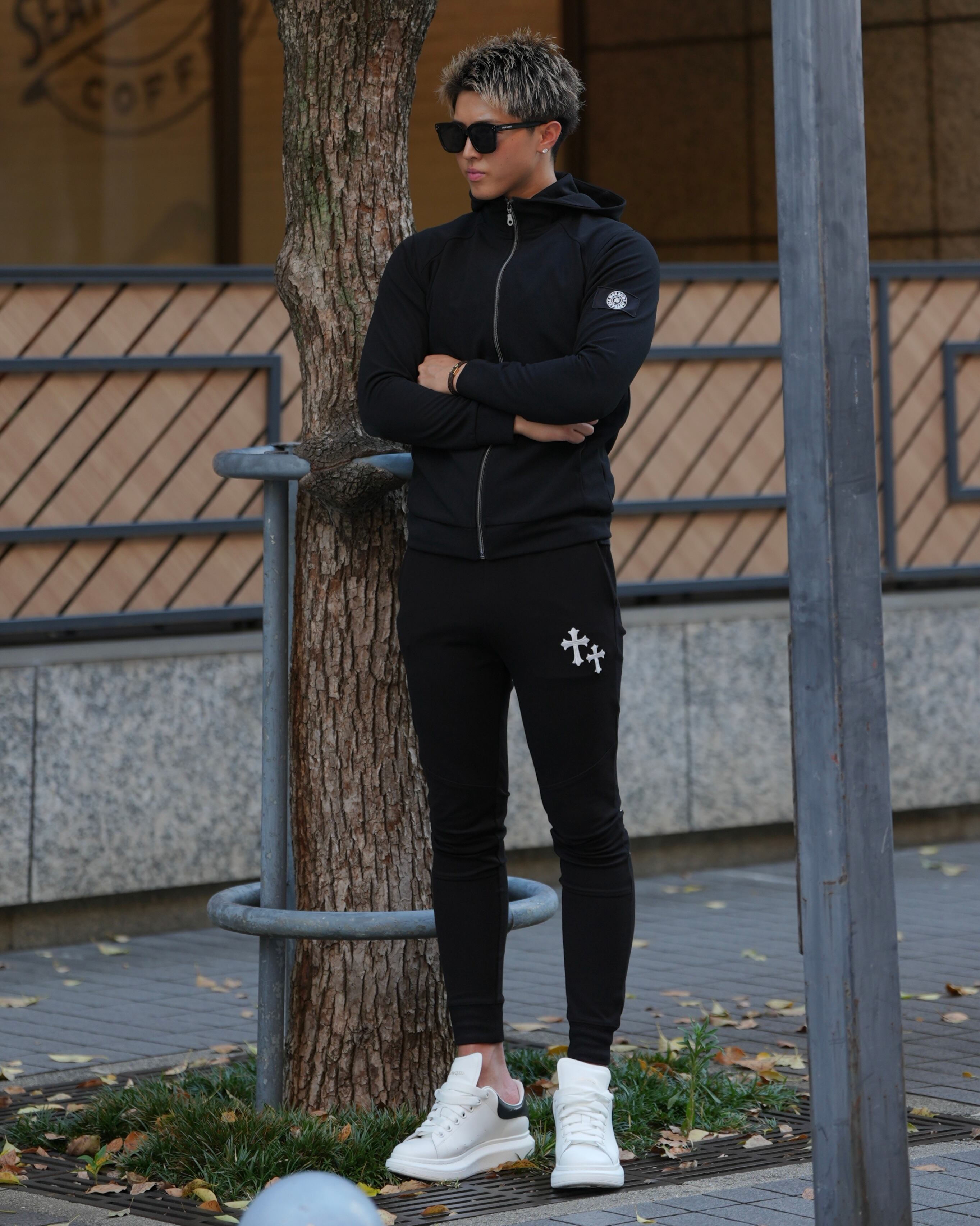 DRY STRETCH ZIP PARKER BLACK【BEL-M-022】 | BELINDA OFFICIAL