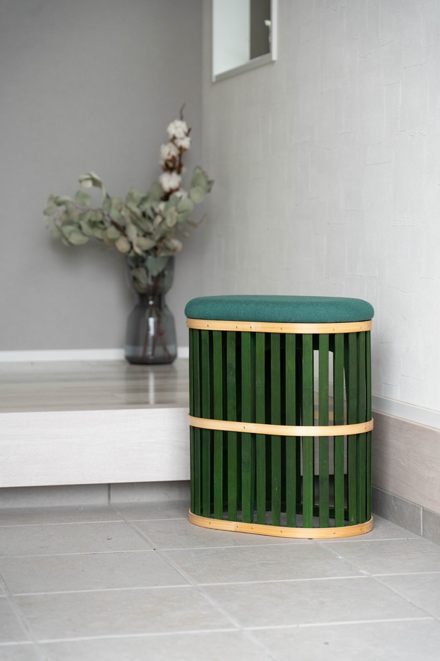 BIWA　Stool (Green）