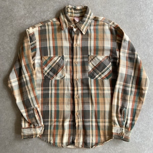 1970s BIC MAC Flannel Shirt M
