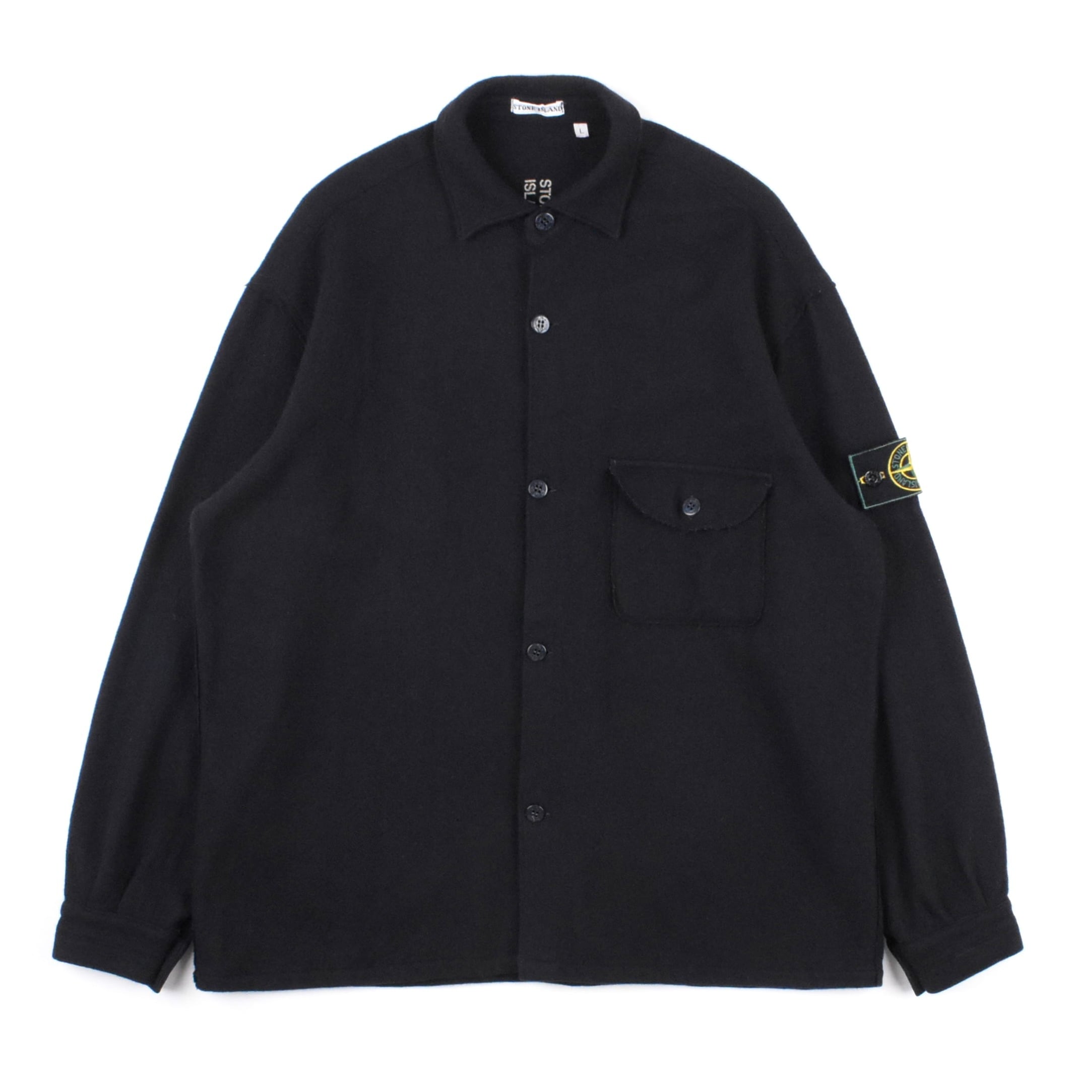 1994AW STONE ISLAND WOOL OVERSHIRT JACKET | PLAIRE
