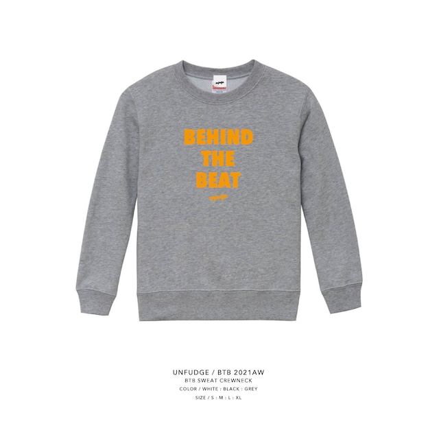 unfudge SWEAT CREW NECK / BTB /  GREY