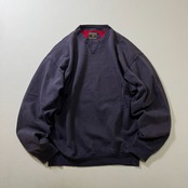 80s RALPH LAUREN CHAPS　フェード　スウェット　プルオーバー　トレーナー　チャップス　ネイビー　M 古着