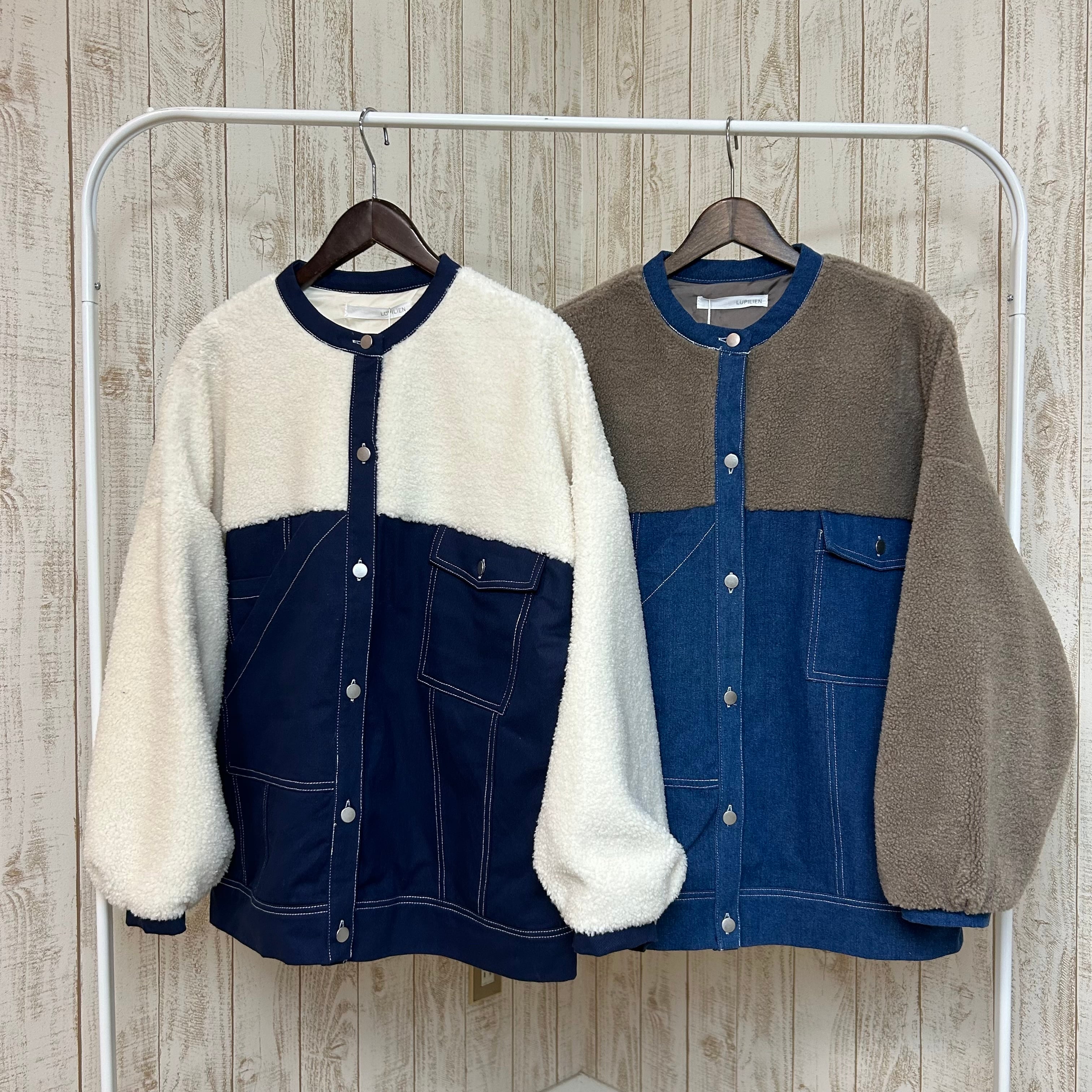 ボアドッキングデニムジャケット(A251495L) | JOLIE