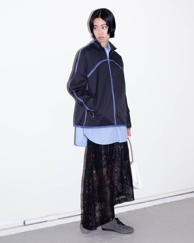 2000s NIKE - half-zip pullover jacket