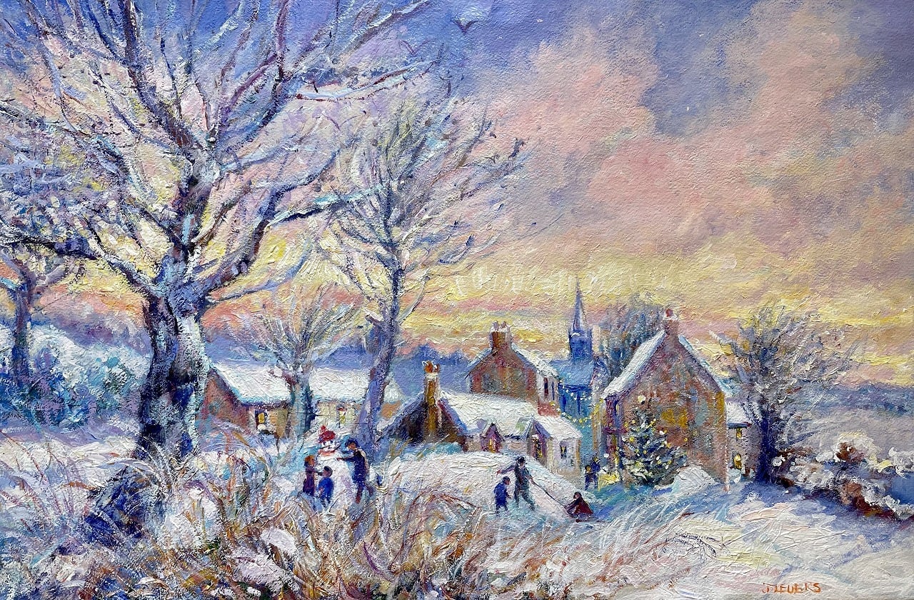 冬の午後、楽しいひと時 | A Winter Evening | Gallery Enatsu 江夏
