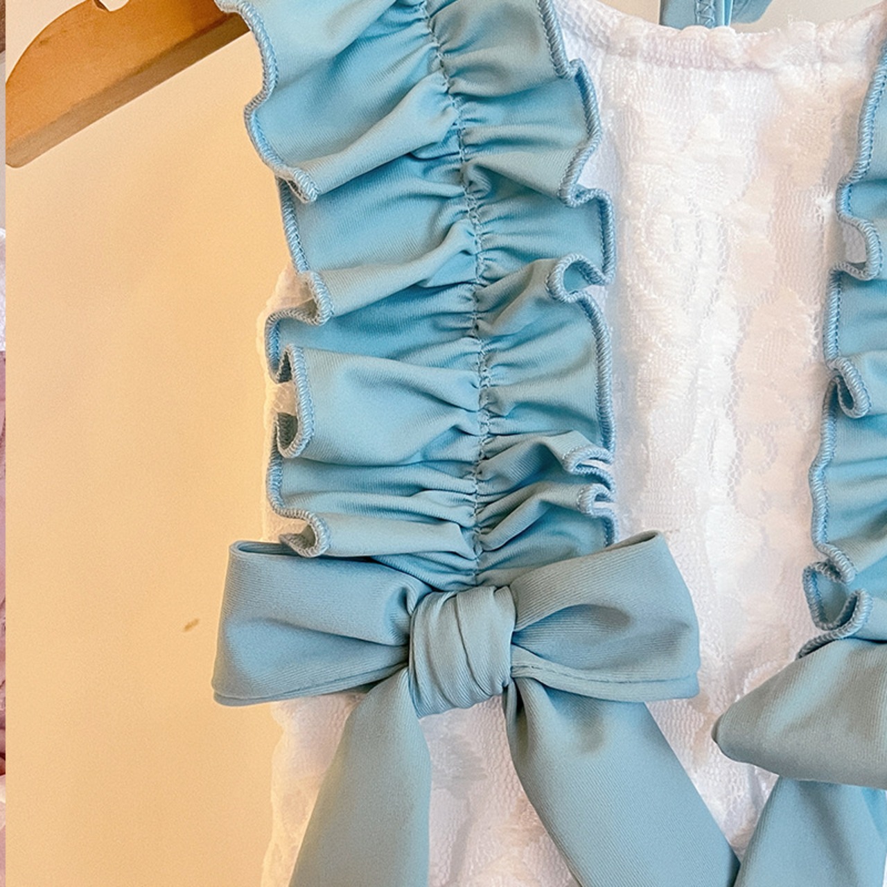 花柄フリルデザイン水着