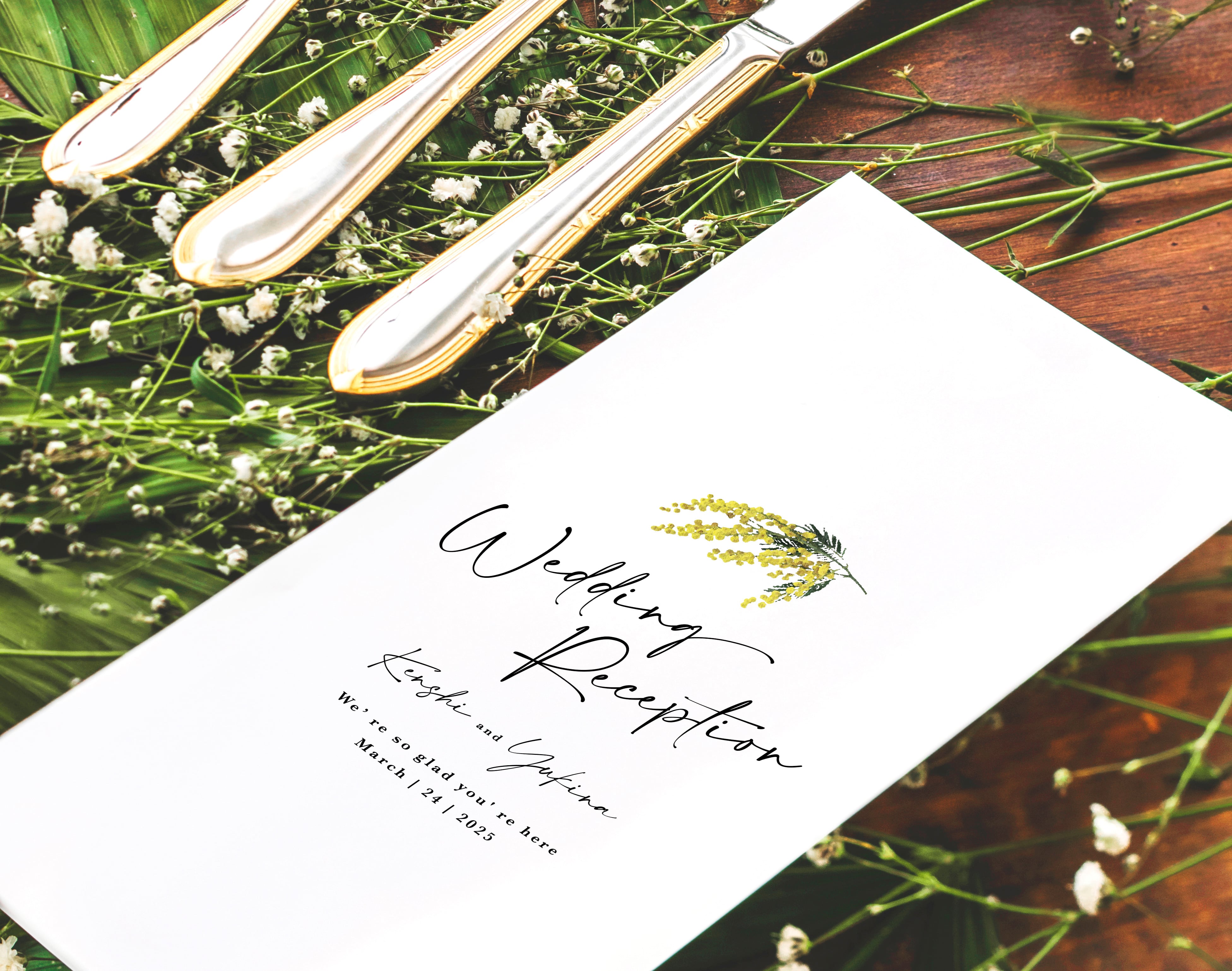 席次表 151円~/部【ミモザ】│ウェディング 結婚式 プロフィールブック