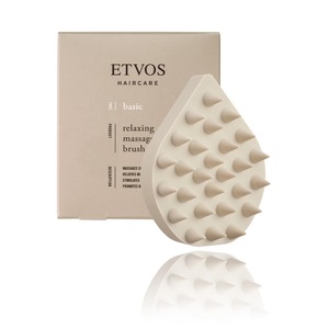 【新着特価】ETVOS(エトヴォス) リラクシングマッサージブラシ #ベージュ 1個 (頭皮マッサージ スカルプブラシ 頭皮ブラシ シャンプーブラシ)