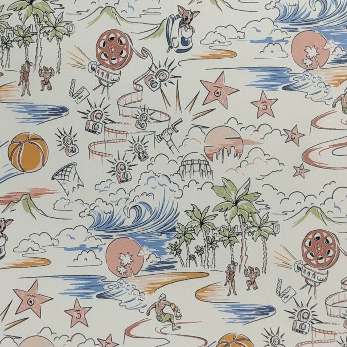 輸入 リバティ・ファブリックス イタリア製 タナローン LA Dream LAドリーム ピンクベージュ 約130×50cm