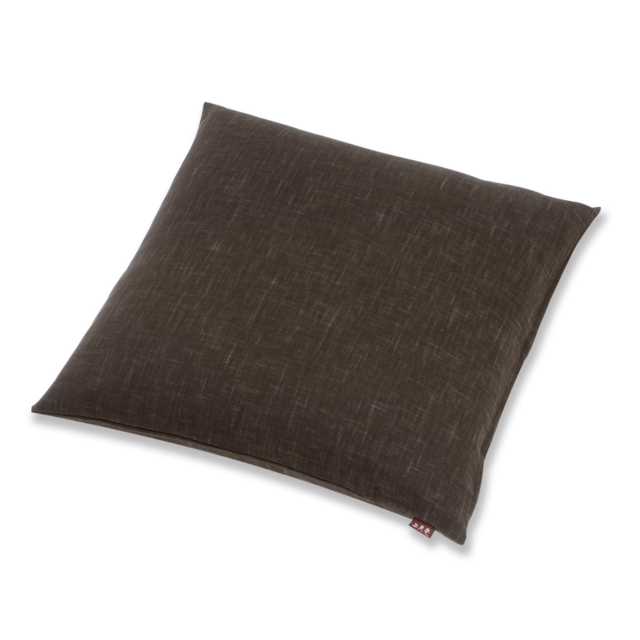 おぼろ染　小座布団（カバーのみ）　KN（黒ねず）45×45（クッション対応）