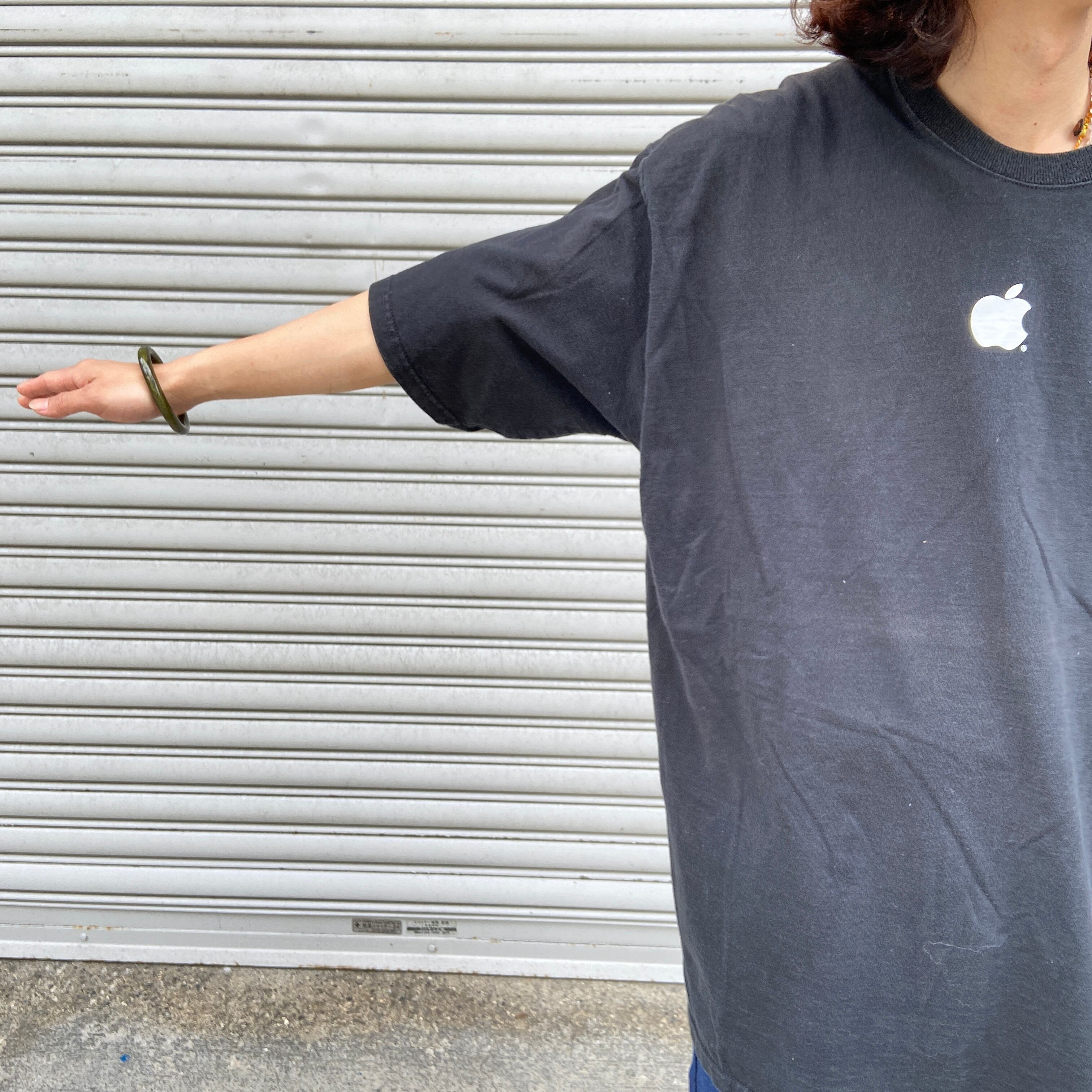 希少 Apple Mac アップル マック 企業物 Tシャツ 紺 2XL