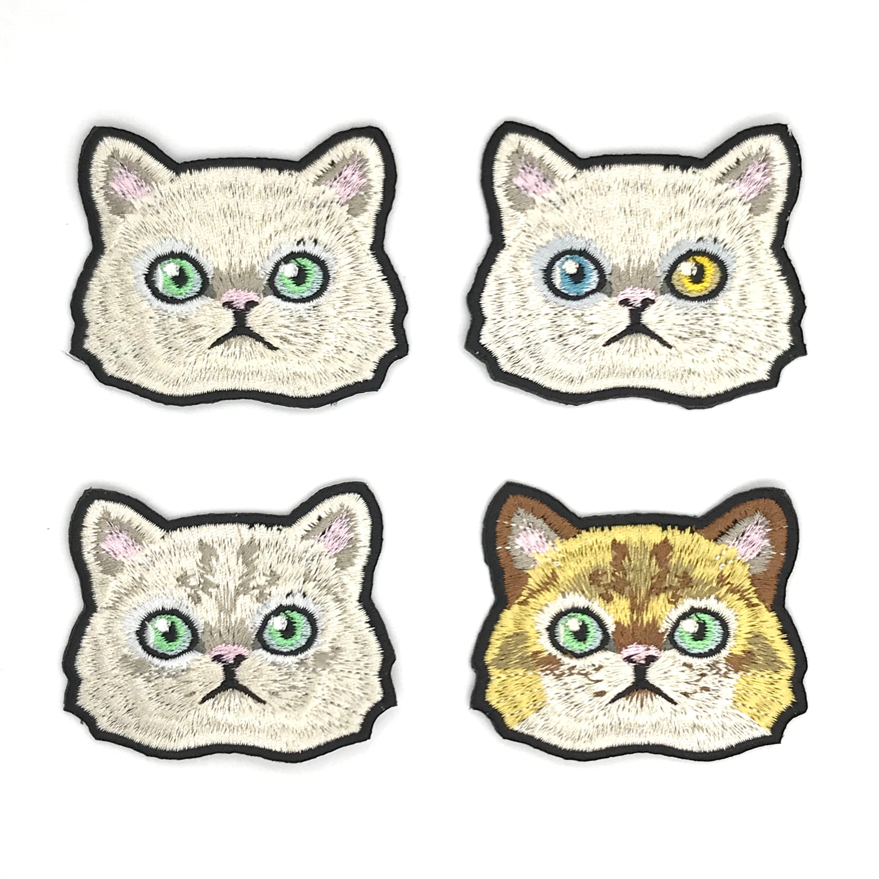 ペルシャネコの刺繍ワッペン | アトリエリジッタ