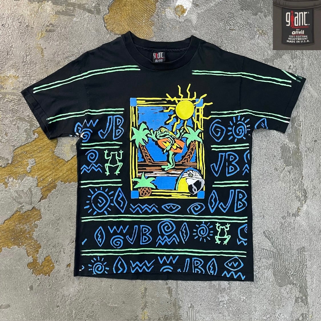 90s USA製 GIANT ジミー・バフェット ミュージックTシャツ