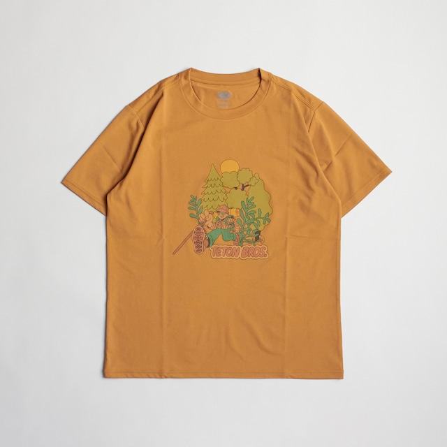 Teton Bros.（ティートンブロス）TB Tread Tee  Yellow トニーTシャツ メンズ
