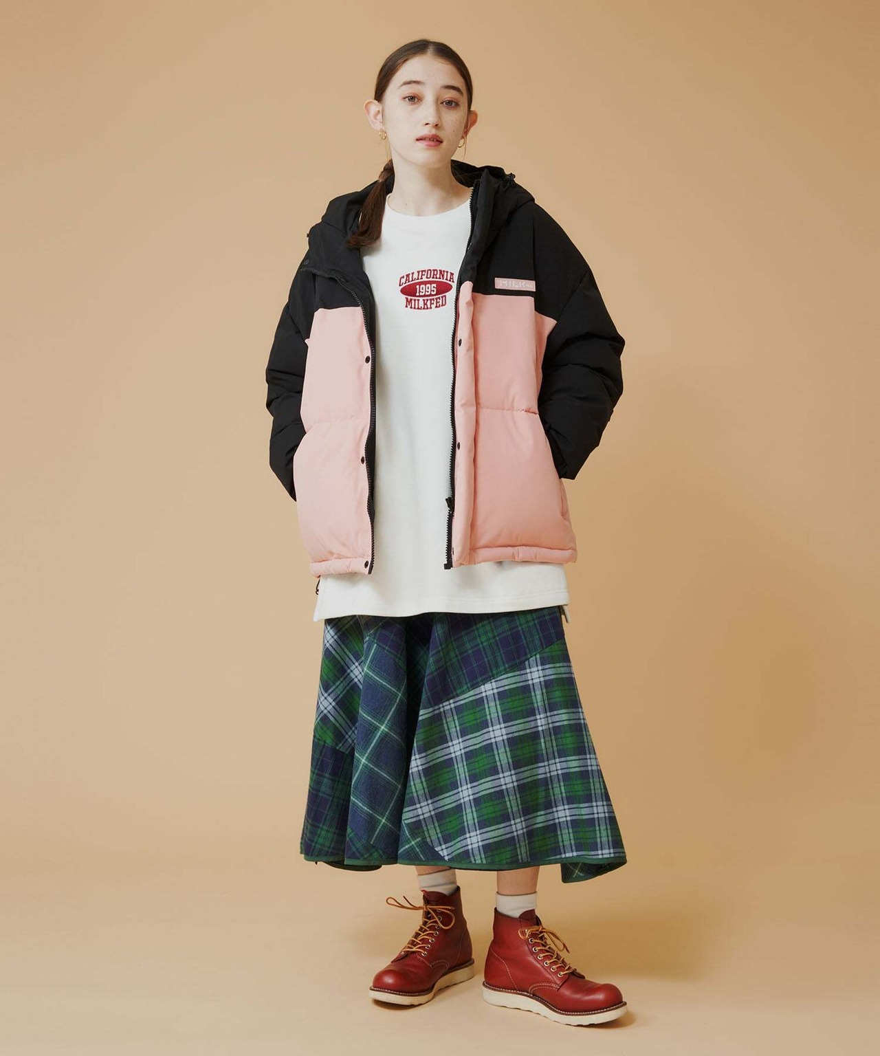 【MILKFED.】HOODED PUFFER JACKET