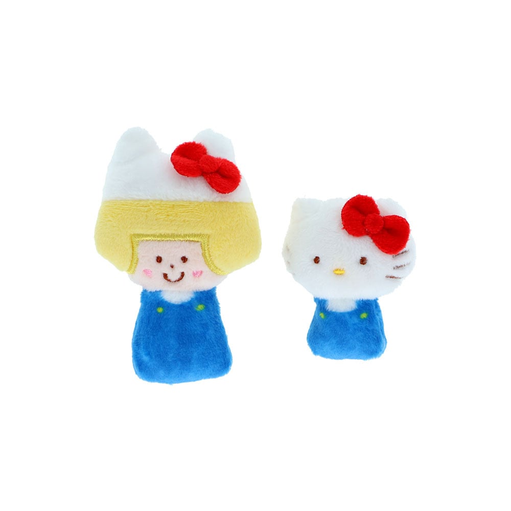 mizutama×サンリオキャラクターズ ぬいぐるみバッジ ハローキティ