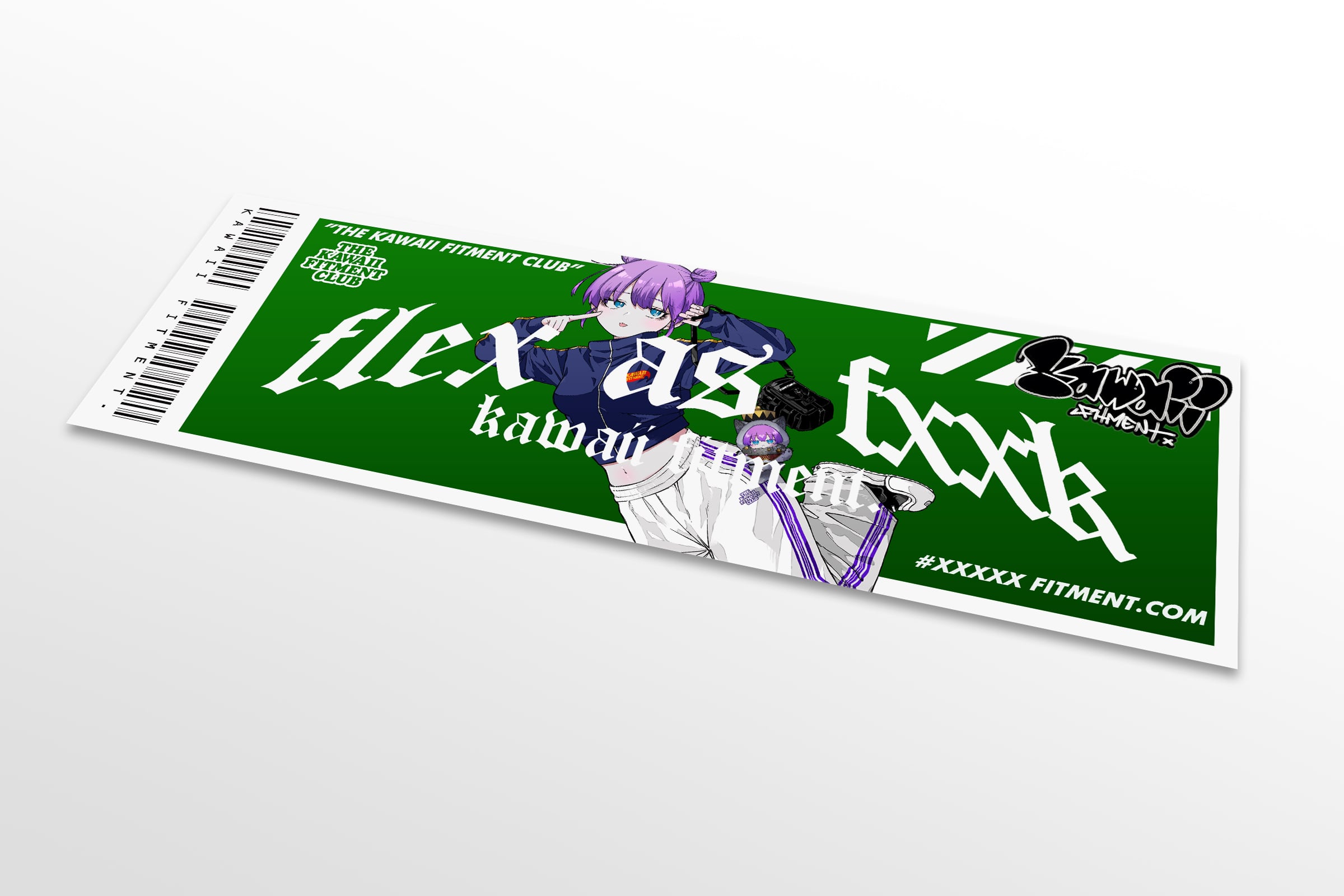 KF steering wheel ver.05 black / black | KAWAII FITMENT.