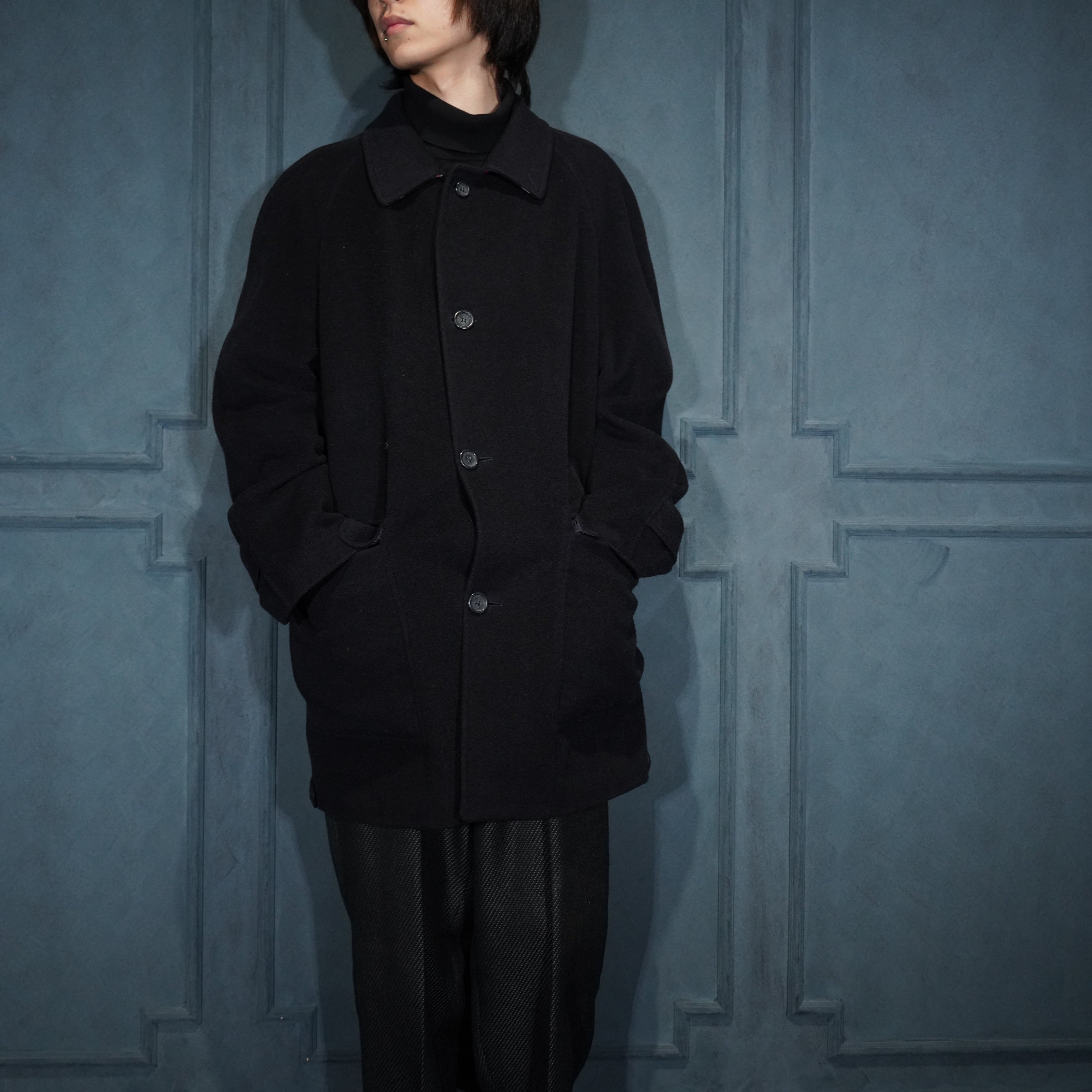 BURBERRY LONDON CASHMERE100% HALF COAT/バーバリーロンドンカシミヤ