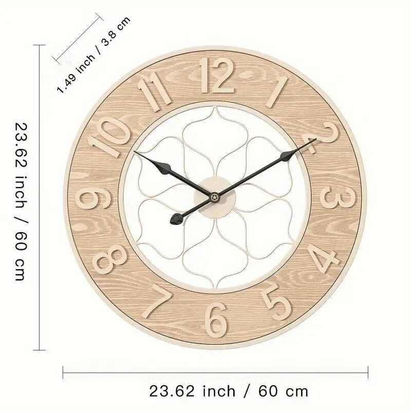 掛け時計 ヨーロッパ風 ヴィンテージ風 北欧風 壁時計 シンプル