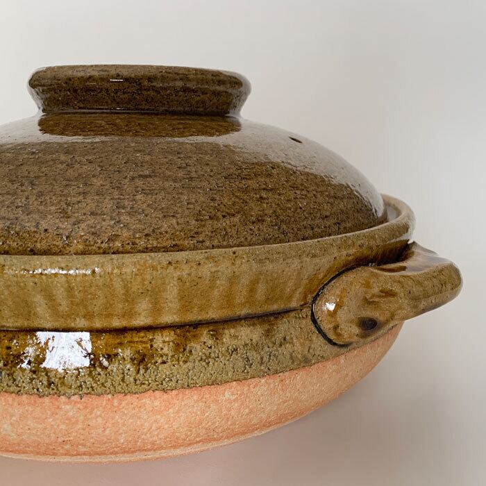 土鍋 10号 5〜6人用 直火専用 真味喜鍋 信楽焼 | みのさらら