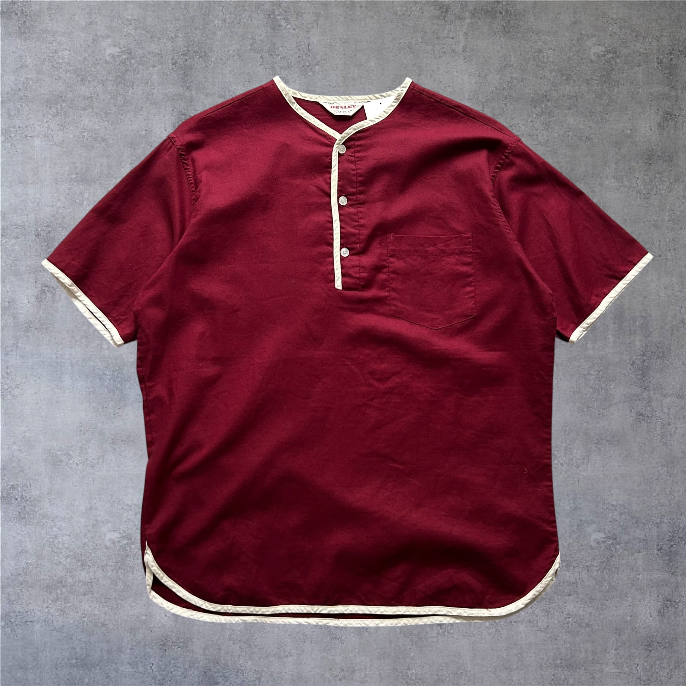 1970s Campus Henry Neck Shirt【高円寺店】