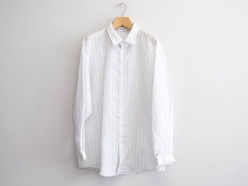 DIGAWEL” Oversized stripe shirt Black “