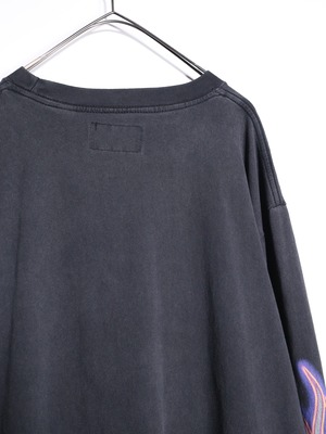 poison girl graphic oversize l/s tee