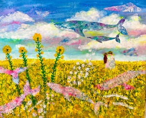 原画F8サイズ【春を知る】