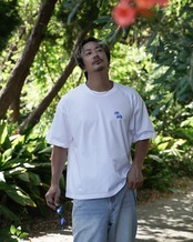 【#Re:room】DESERT BEACH VIBES LOGO T-SHIRTS［REC857］