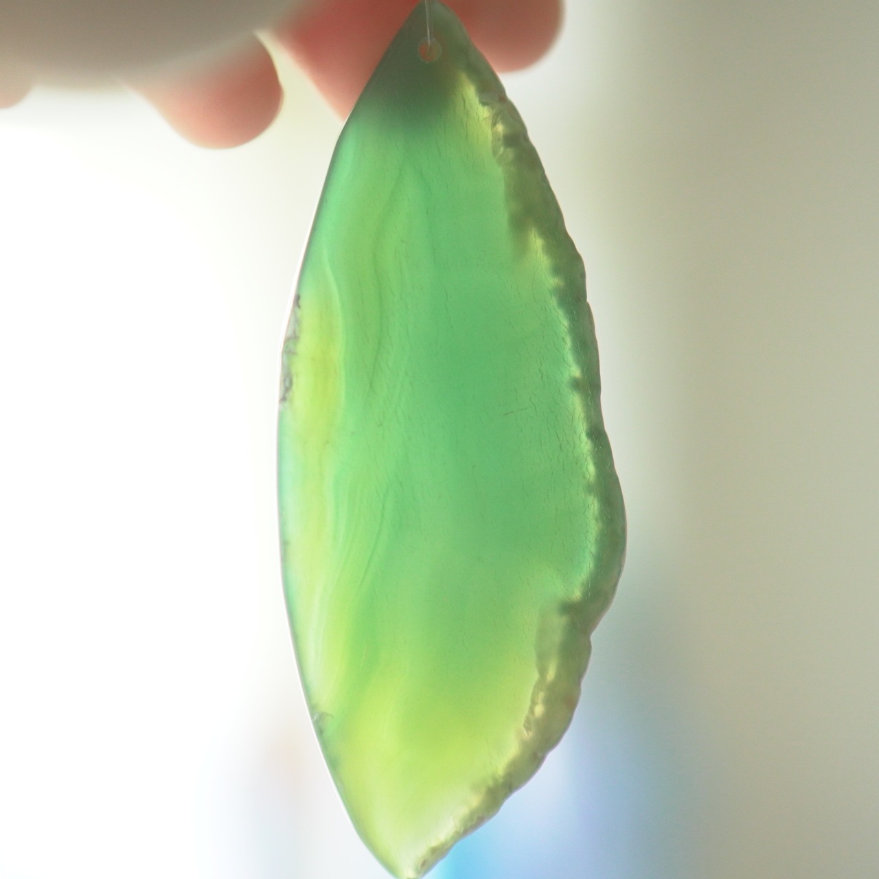 Healing Green 10 - アゲートヒーリングチャイム / Agate Sun Catcher Wind Chime 751