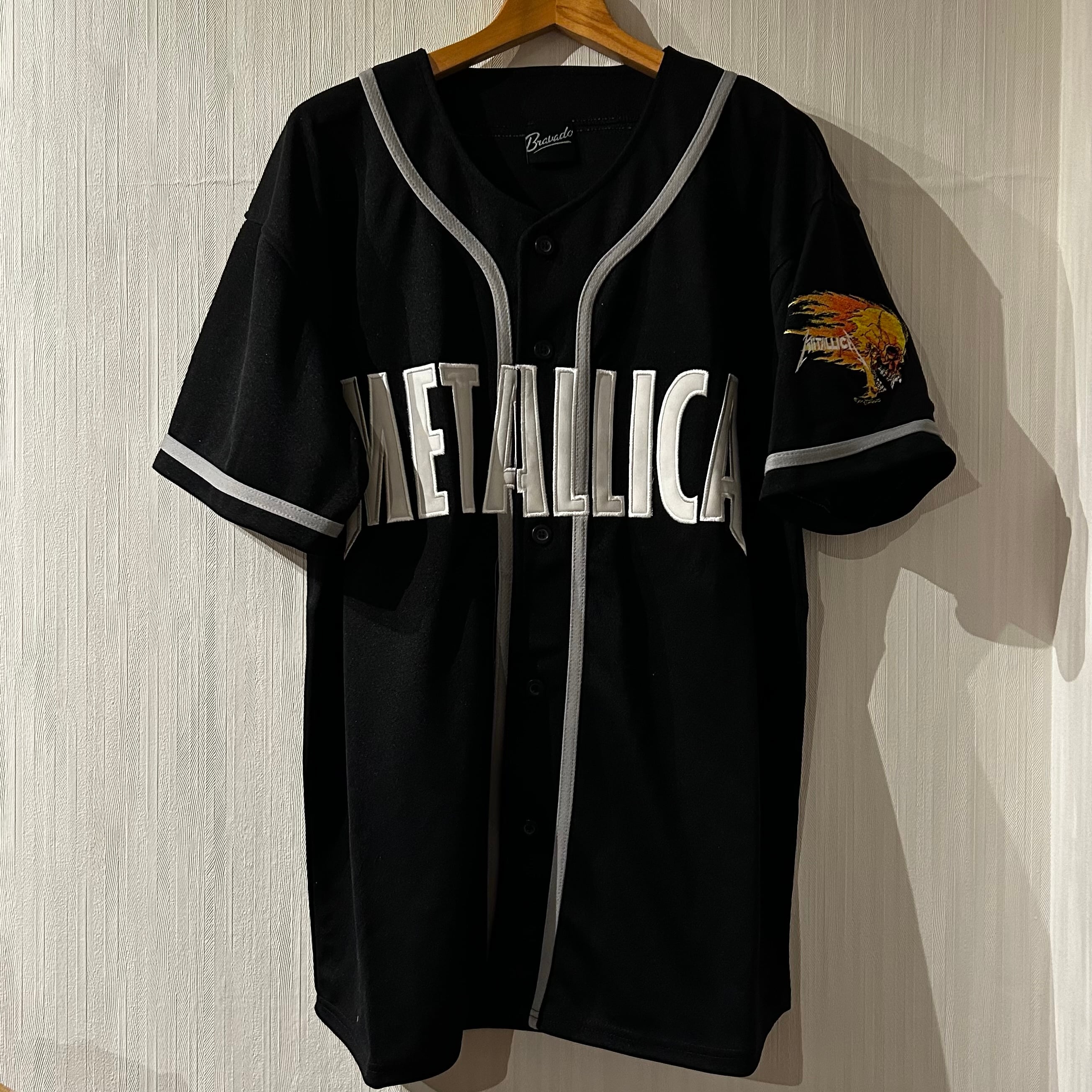 "DEAD STOCK" 2000s METALLICA baseball shirt