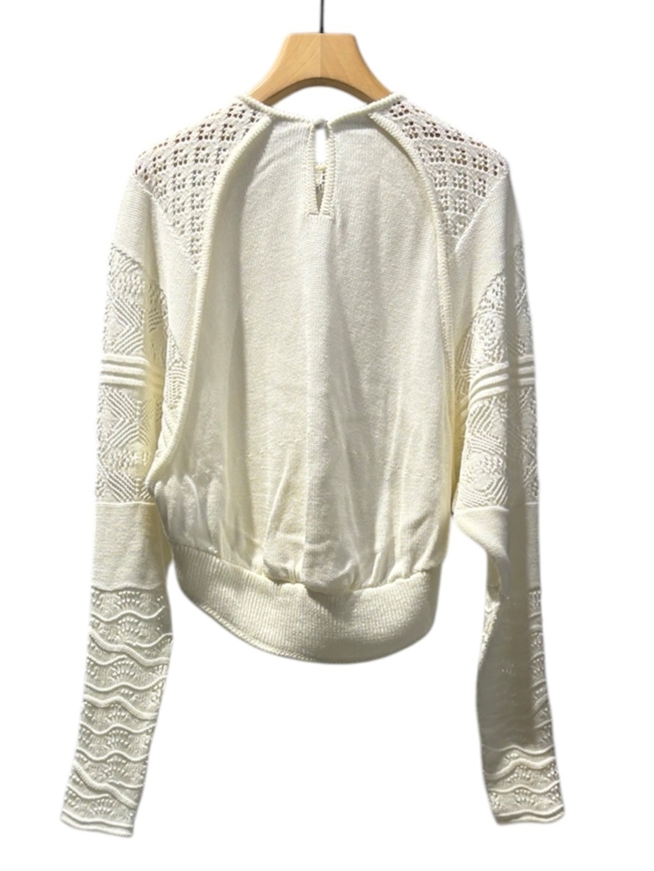 【25SS】Mame Kurogouchi マメ クロゴウチ / Lace Knitted Top / レース編みトップス - 6