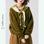 【3color】風と遊ぶ三角タッセルマフラー 《P0275》
