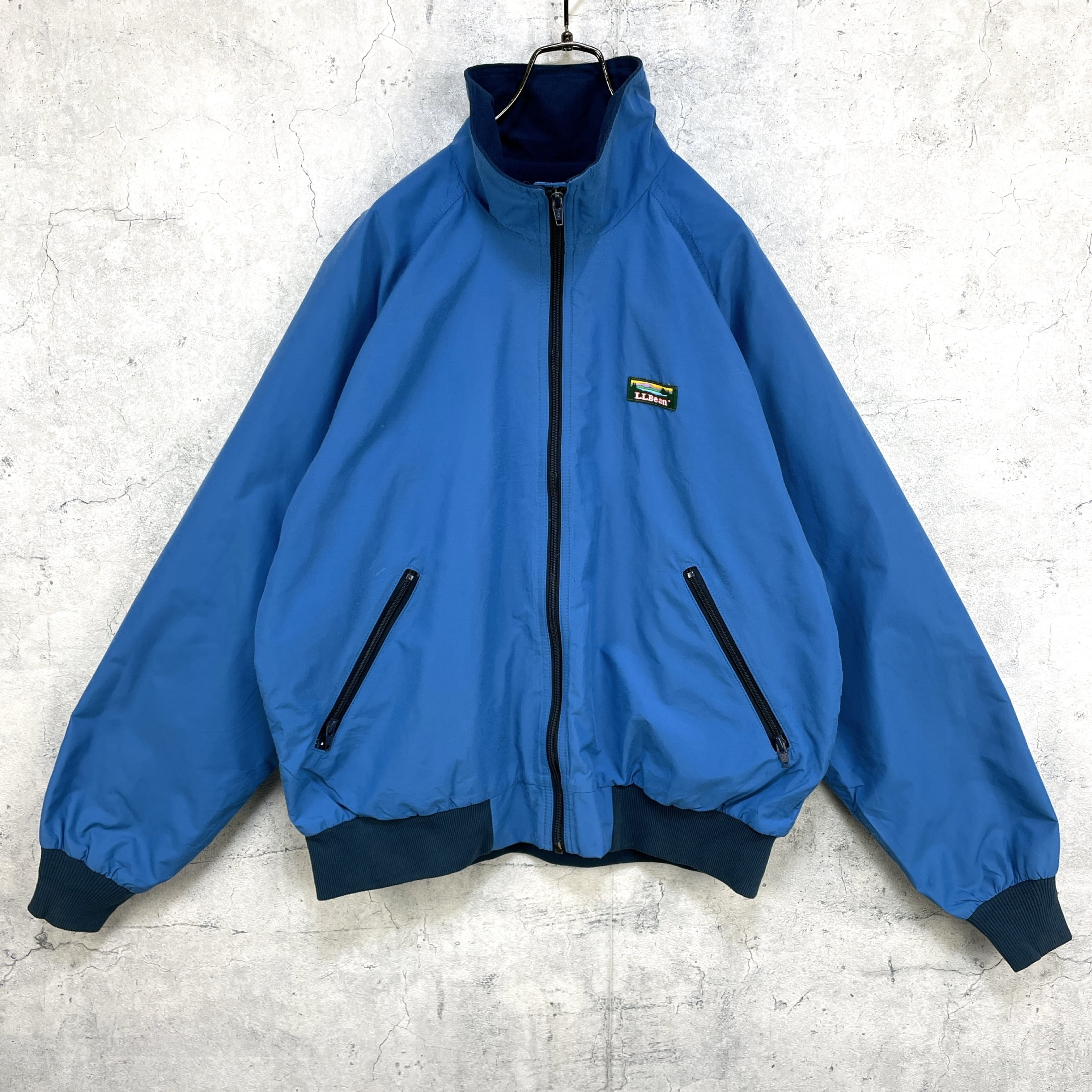 80's L.L.Bean ナイロンジャケット 裏フリース 山タグ USA製