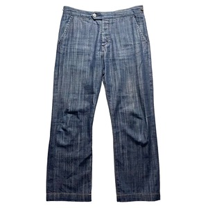 JIL SANDER embroidery denim pants
