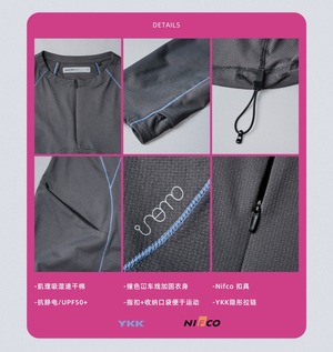 point Nemo ステッチ デザイン ロングスリーブ Tシャツ