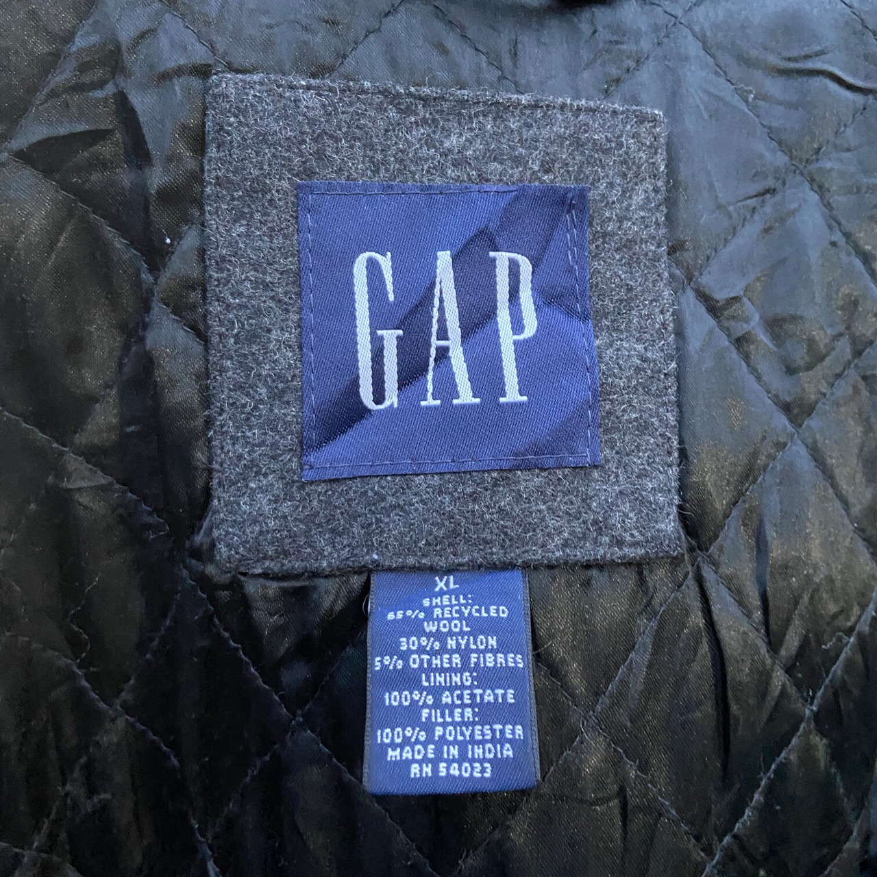 OLD GAP オールドギャップ 中綿キルティングライナー ウールジャケット 
