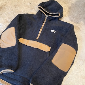 THE NORTH FACE FLEECE HOODY JACKET BLACK M