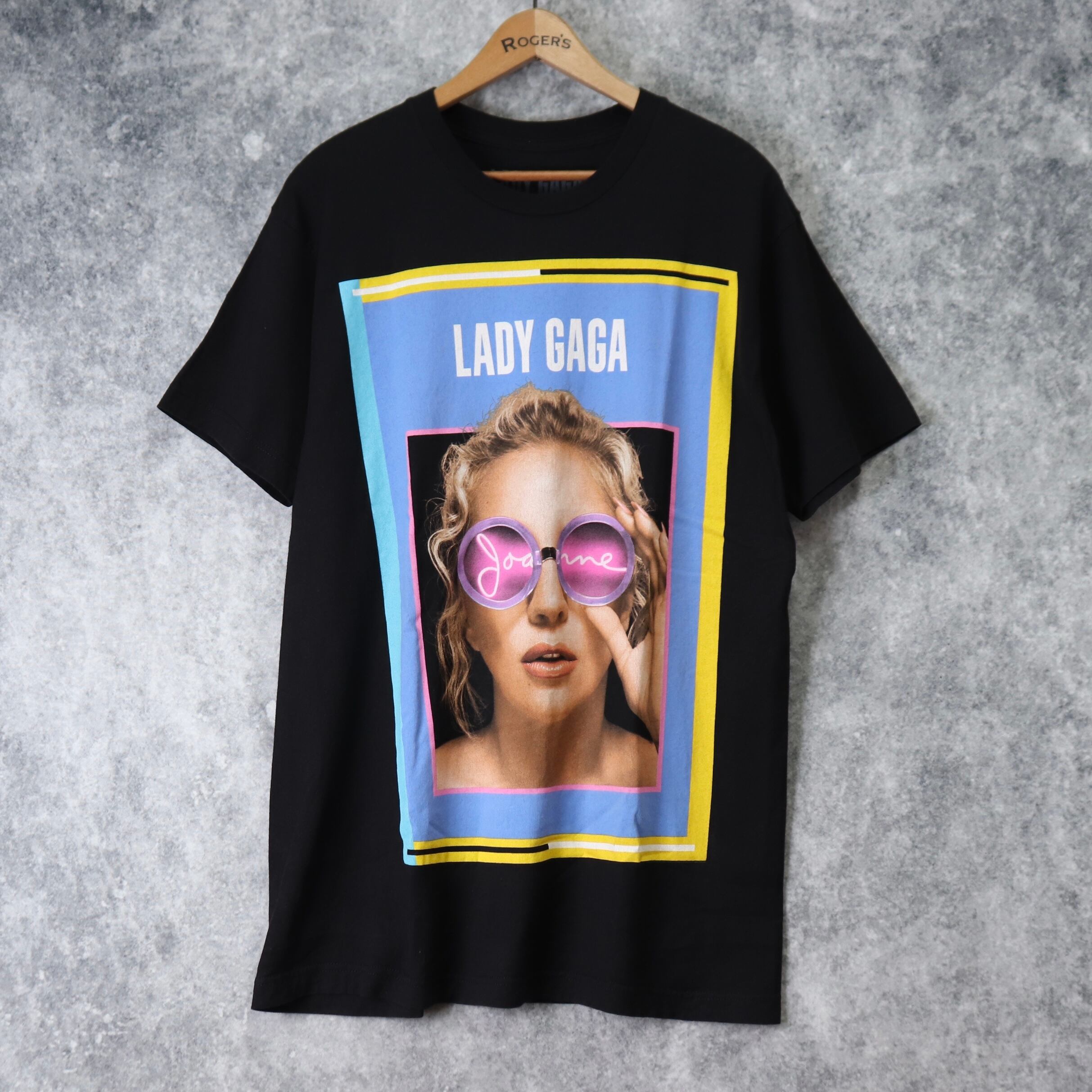 2000s　S/S Print T-Shirts　LADY GAGA Joanne World Tour Tee　B544