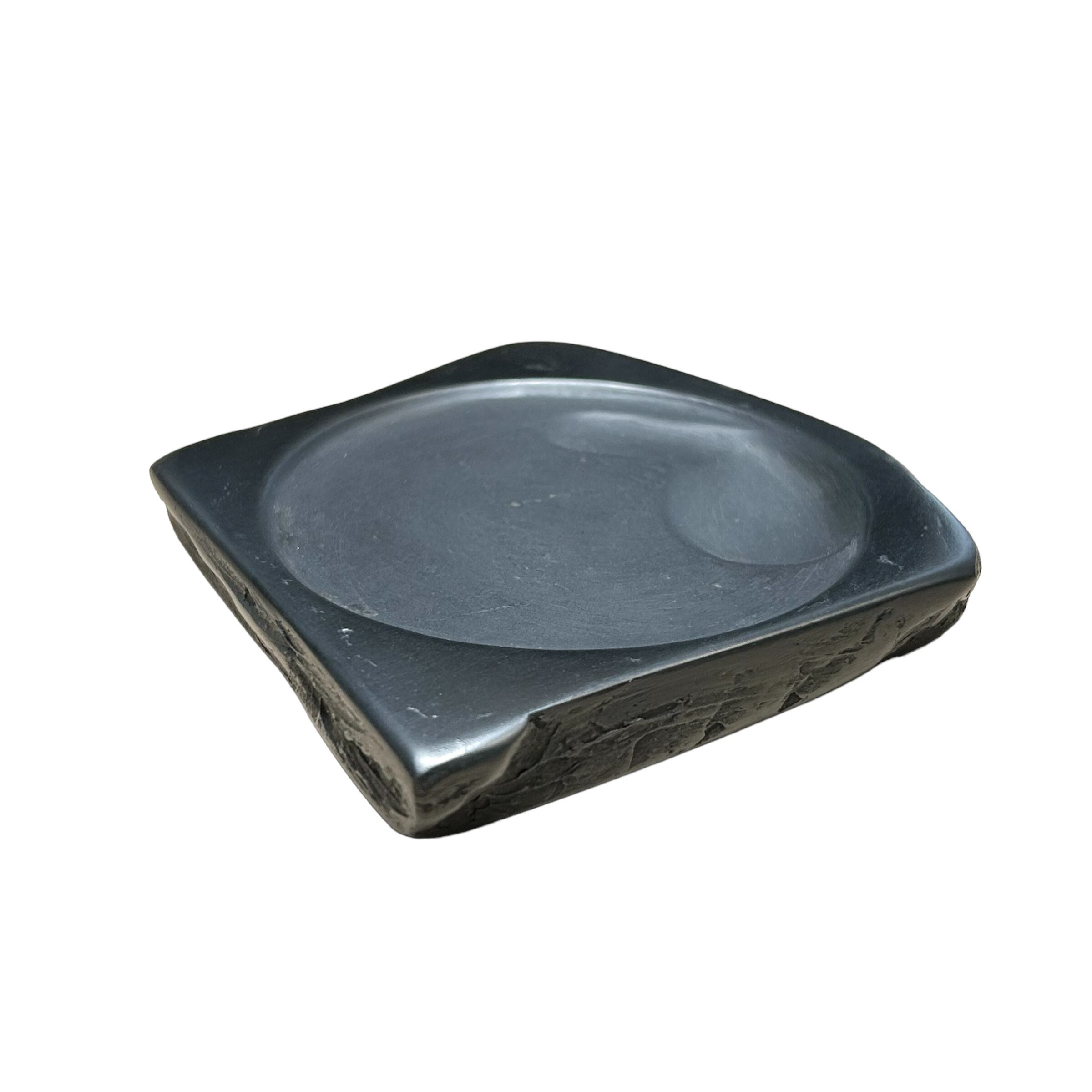 自然石瓢箪硯① | 甲州雨畑硯 峯硯堂本舗