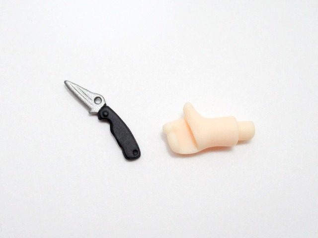 再入荷【1077】 アッシュ・リンクス 小物パーツ ナイフ　ねんどろいど