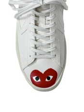 【PLAY COMME des GARCONS】K123(白) CONVERSE PRO LEATHER キャンバスローカット