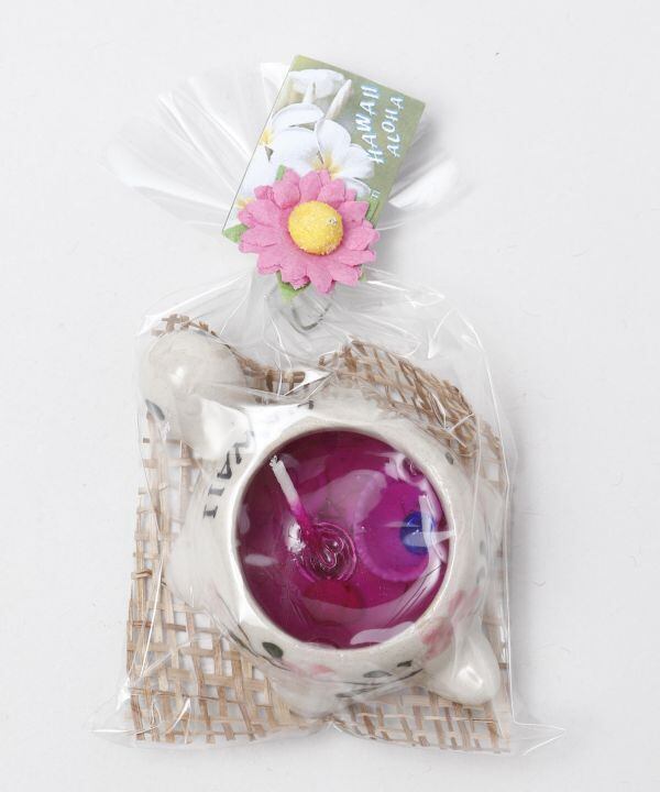 ≪ハワイ直輸入品≫ハワイアンホヌキャンドル ウミガメ ろうそく