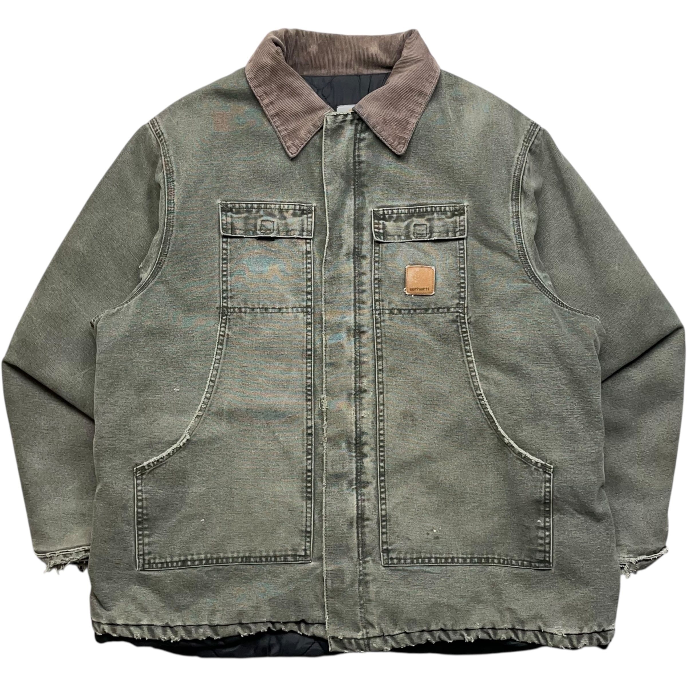 《XL》Carhartt カーハート トラディショナルジャケット 色落ち ブラック no.9347
