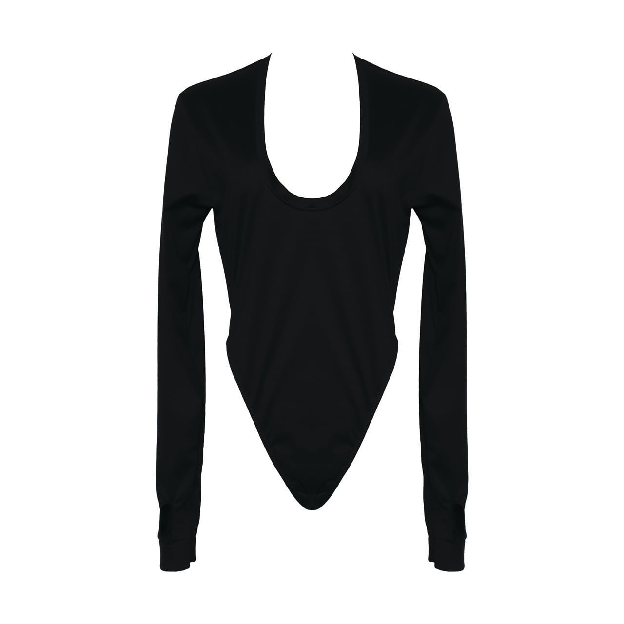 ICON UNECK BODYSUIT -black-