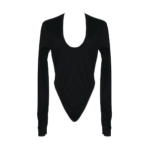ICON UNECK BODYSUIT -black-