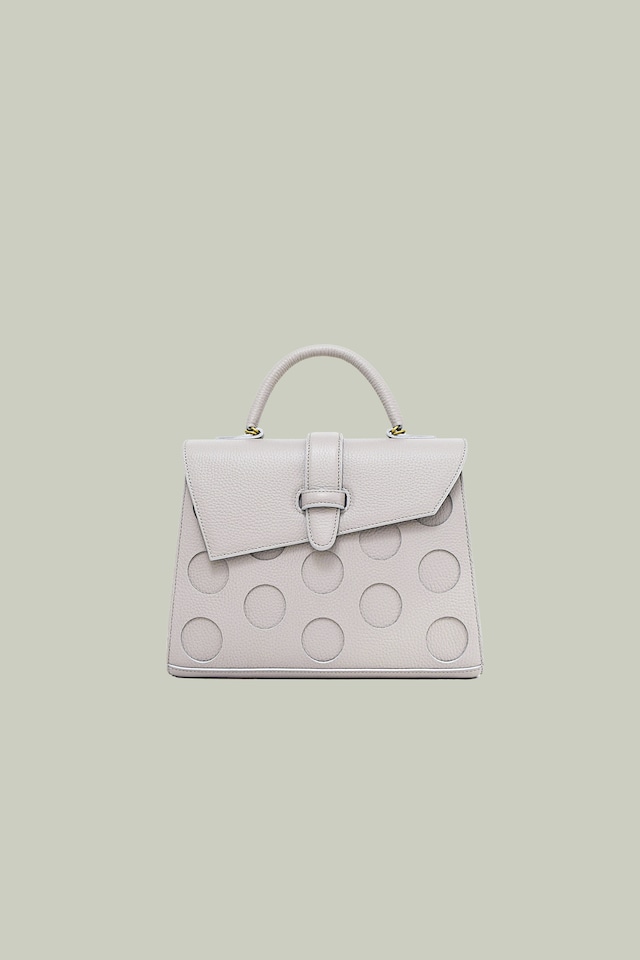 SHOJIFUJITA「1」DANCER-1 DOT SHRINK LEATHER GREGE
