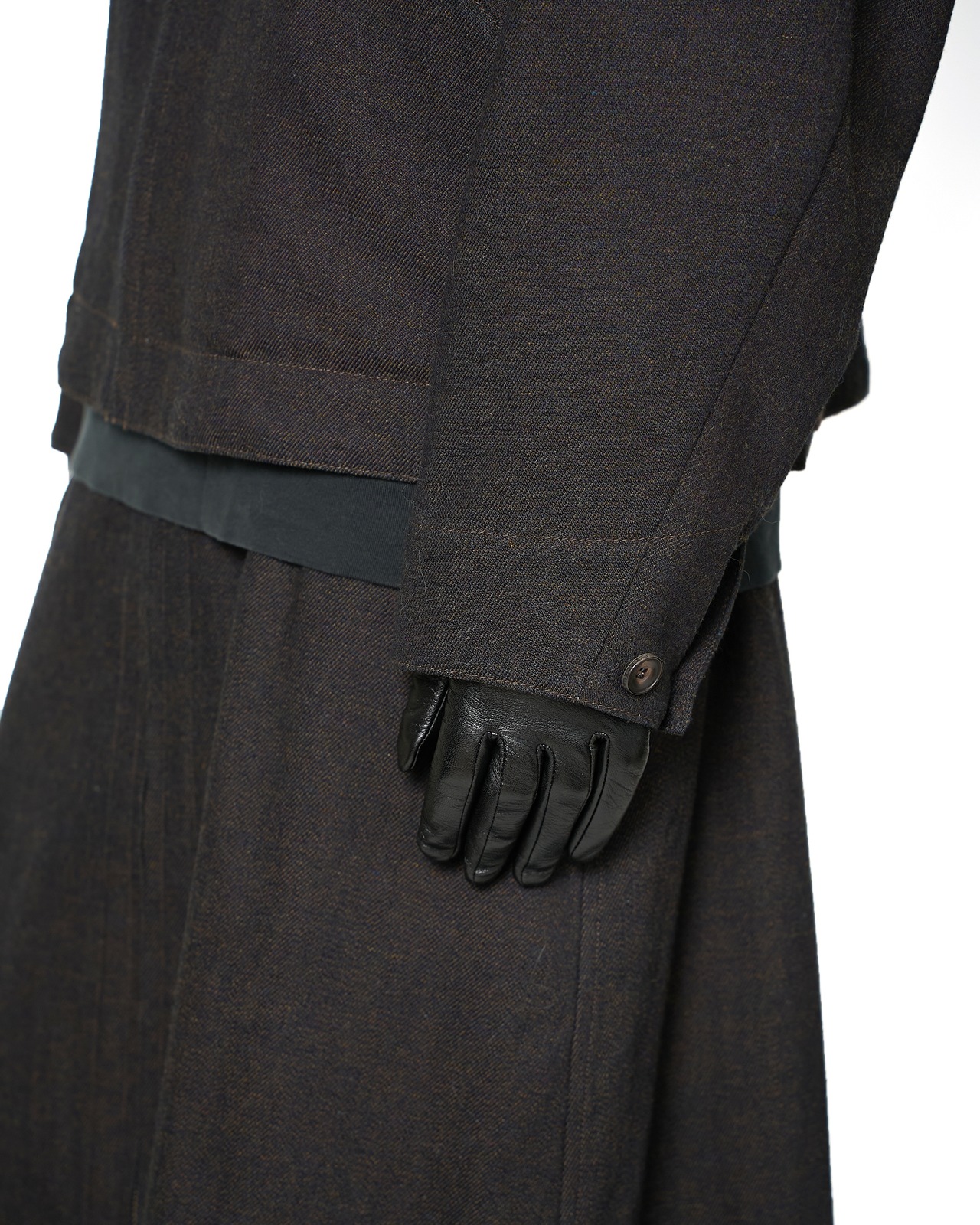 Nomàt "COTTON WOOL Zip Blouson〔Dark Brown〕"