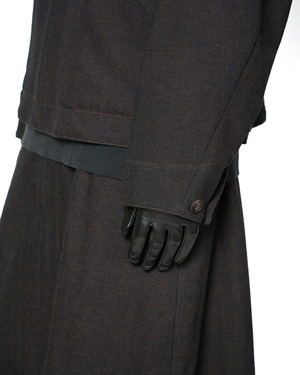 Nomàt "COTTON WOOL Zip Blouson〔Dark Brown〕"